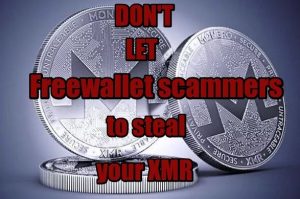 Monero Freewallet scam